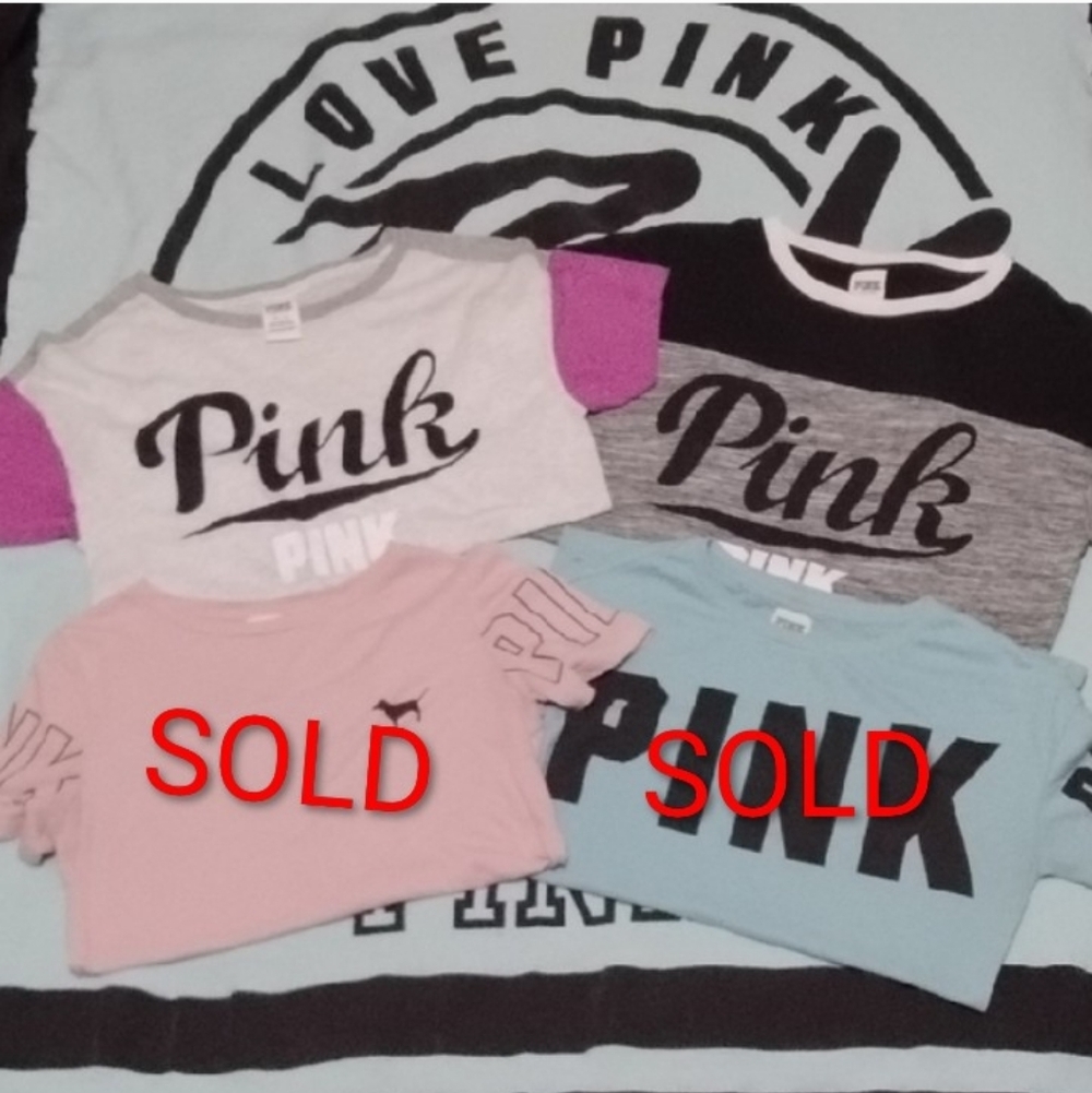 VS PINK XS T-Shirt Bundle (2 Pieces)